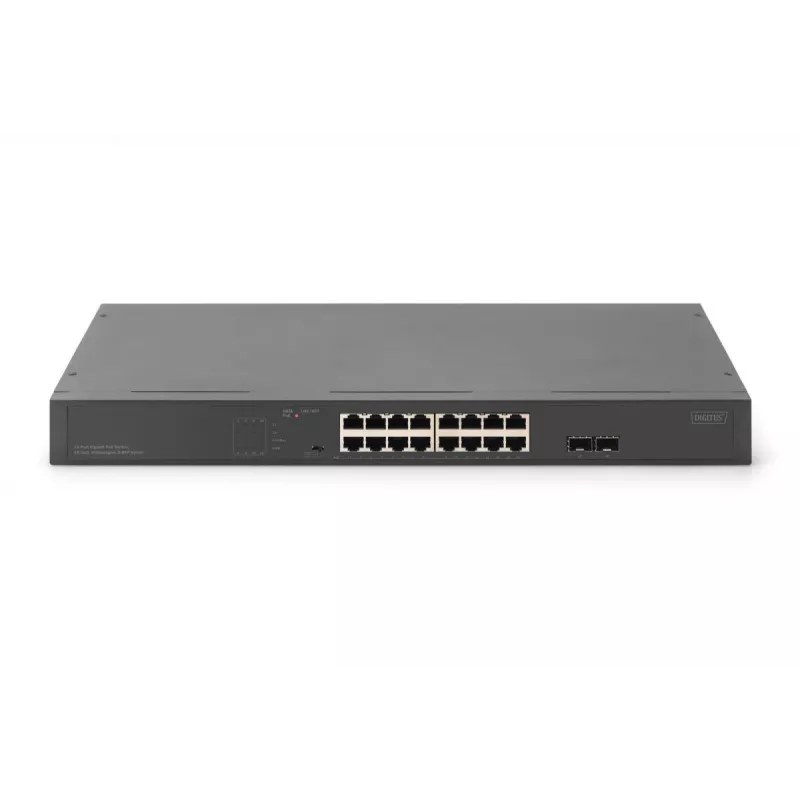 Hallitsematon kytkin Digitus DN-95347-2 16-porttinen Gigabit Ethernet 1U