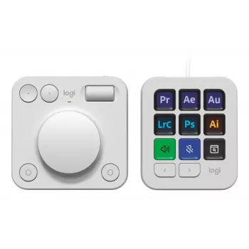 LOGITECH Mx Creative Console vaaleanharmaa - Emea28i-935