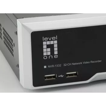 LevelOne NVR-1332 4-paikkainen verkkotallennin H.265 32 kanavaa 3840x2160