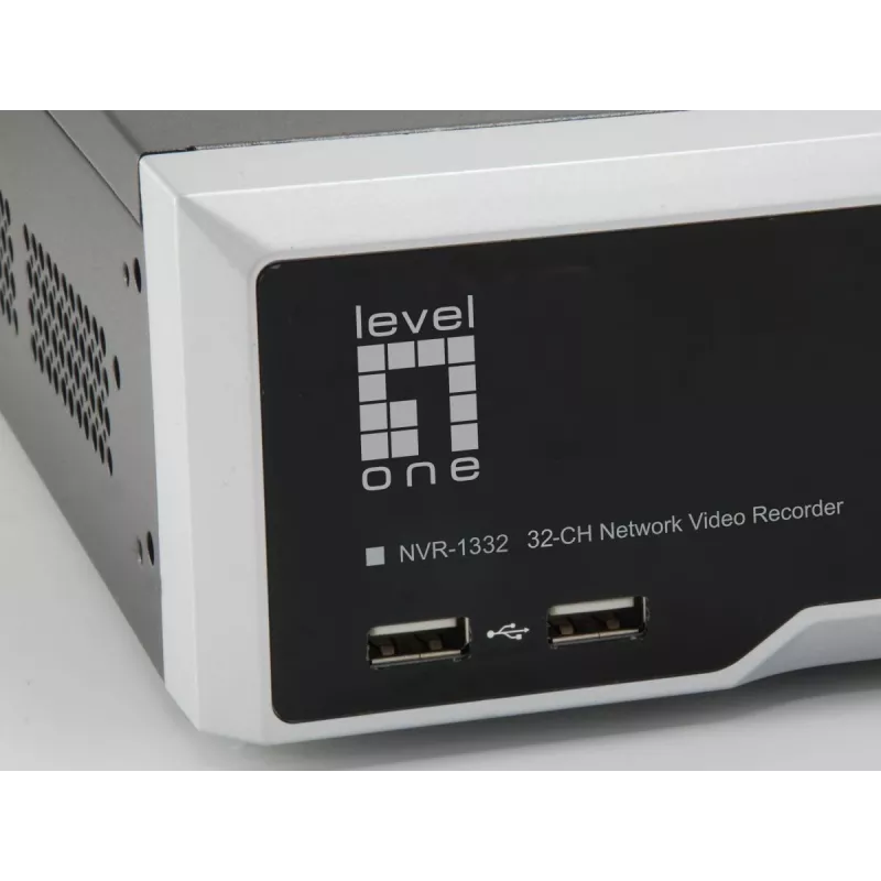 LevelOne NVR-1332 4-paikkainen verkkotallennin H.265 32 kanavaa 3840x2160
