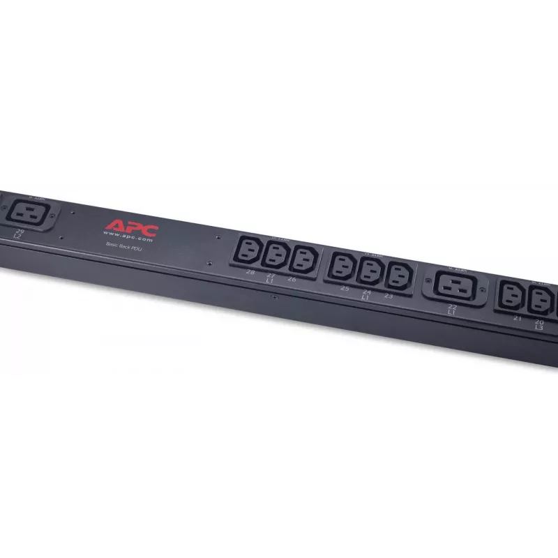 APC Rack PDU, Basic, Zero U, 11 kW, 230V, (36) C13 & (6) C19 virranjakoyksikkö (PDU) 42 vaihtovirtalähtöä 0U musta