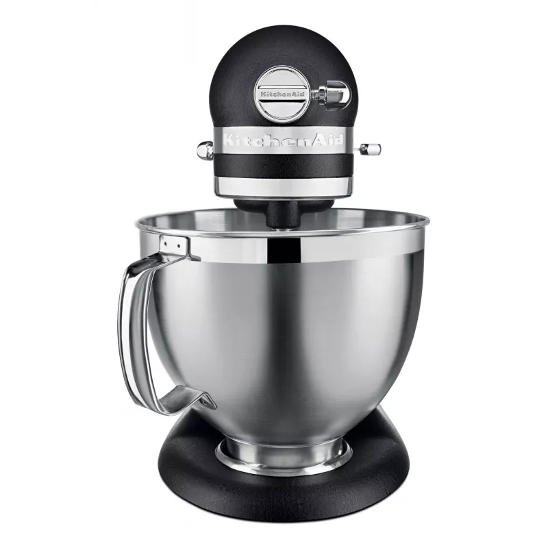 Yleiskone KITCHENAID ARTISAN 5KSM185PS — 4,8 L ruostumaton teräskulho, 300 W, 10 nopeutta, musta