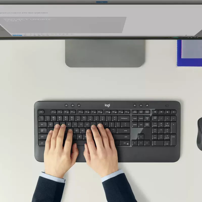 LOGITECH Mk540 Advanced langaton näppäimistö- ja hiirisarja - Azerty belgialainen