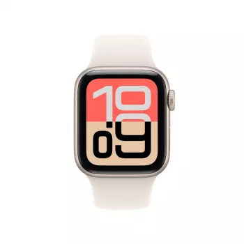 APPLE Watch SE 3 GPS 40mm Starlight-alumiinikotelo Sportband M/L - Starlight