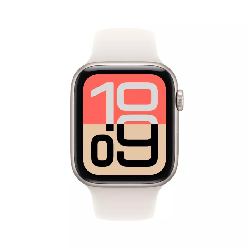 APPLE Watch SE 3 GPS + Cellular 44mm Starlight-alumiinikotelo Starlight Sport Armband M/L
