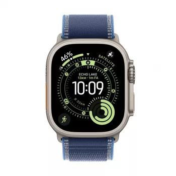 APPLE Watch Ultra 3 (2025) LTE 49mm titaanikotelo Trail Loop S/M - sininen
