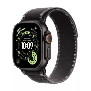 APPLE Watch Ultra 3 (2025) LTE 49mm titaanikotelo Trail Loop S/M - musta/tummanharmaa