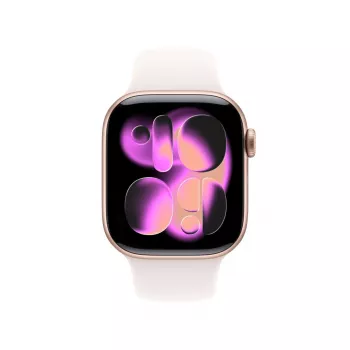 APPLE Watch Series 11 GPS + Cellular 42mm ruusukulta-alumiinikotelo Light Blush Sportarmband S/M