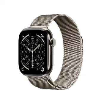 APPLE Watch Series 11 GPS + Cellular 42 mm luonnollinen titaanikotelo luonnollisella Milanese Loop -rannekkeella