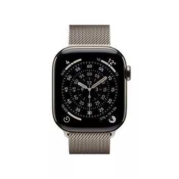 APPLE Watch Series 11 GPS + Cellular 42 mm luonnollinen titaanikotelo luonnollisella Milanese Loop -rannekkeella