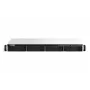 QNAP TS-464eU NAS-räkkikotelo (1U) Intel® Celeron® N5095 8 GB DDR4 0 TB QNAP Turbo System alumiini, musta