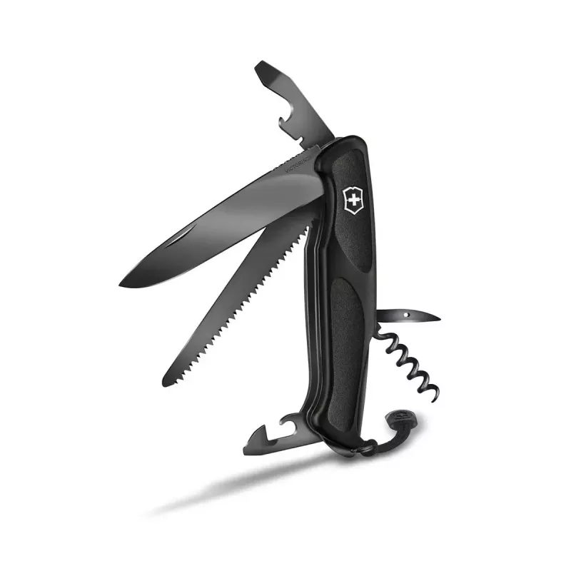 Victorinox Ranger Grip 55 0.9563.C31P linkkuveitsi monitoimityökalu, 12 toimintoa, 130 mm, Onyx Black