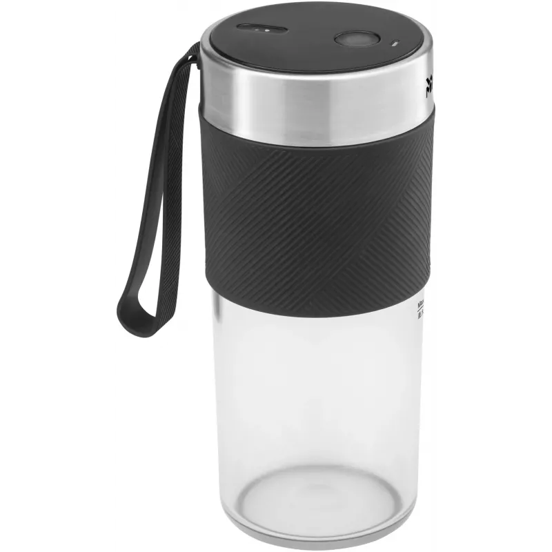 WMF KITCHENminis 0416700011 0,3 L -pöytäsekoitin 50 W musta, ruostumaton teräs, läpinäkyvä
