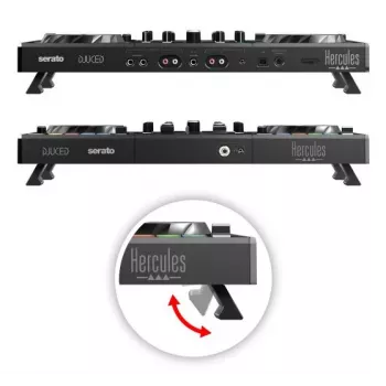 Hercules Inpulse 500 Digital Vinyl System (DVS) skrätseri musta