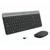 Logitech MK470 langaton näppäimistö+hiiri, grafiitti, hiiri mukana, QWERTY US, USB