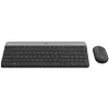 Logitech MK470 langaton näppäimistö+hiiri, grafiitti, hiiri mukana, QWERTY US, USB