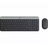 Logitech MK470 langaton näppäimistö+hiiri, grafiitti, hiiri mukana, QWERTY US, USB