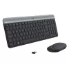 Logitech MK470 langaton näppäimistö+hiiri, grafiitti, hiiri mukana, QWERTY US, USB