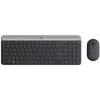 Logitech MK470 langaton näppäimistö+hiiri, grafiitti, hiiri mukana, QWERTY US, USB