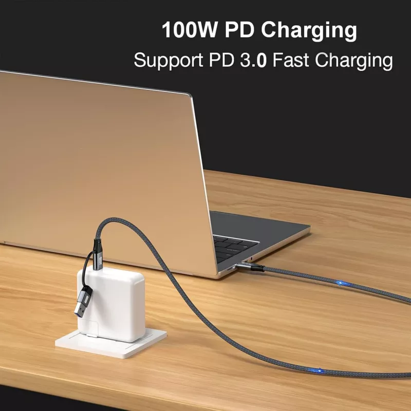 Equip 128431 USB-kaapeli USB 3.2 Gen 2x2 1 m USB A/USB C USB C musta
