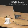 Equip 128432 USB-kaapeli USB 3.2 Gen 2x2 2 m USB A/USB C USB C musta