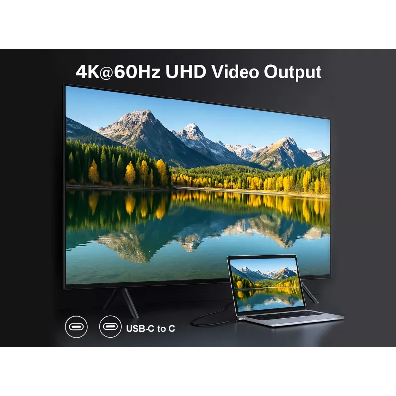 Equip 128432 USB-kaapeli USB 3.2 Gen 2x2 2 m USB A/USB C USB C musta