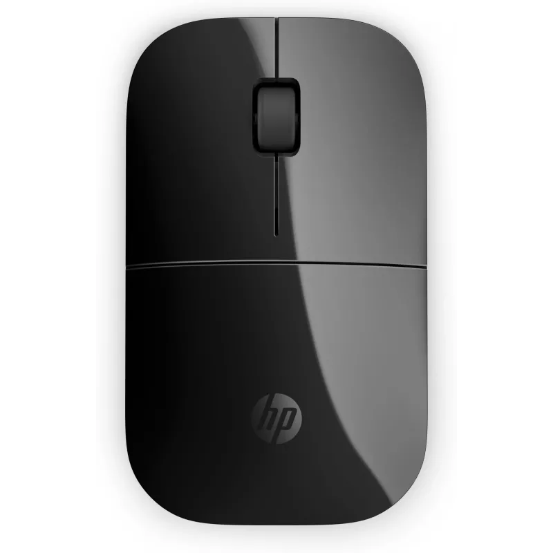 HP Z3700 musta langaton hiiri, molempikätinen, optinen, RF-langaton, 1200 DPI, musta