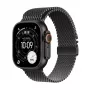 Älykello Apple Watch Ultra 3 GPS + Cellular 49mm musta titaanikuori ja musta titaani Milanese Loop Medium
