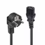 Lindy 3m Schuko 2-pin-pistoke IEC C13 -virtakaapeli, musta, 3 m, CEE7/7, C13-liitin