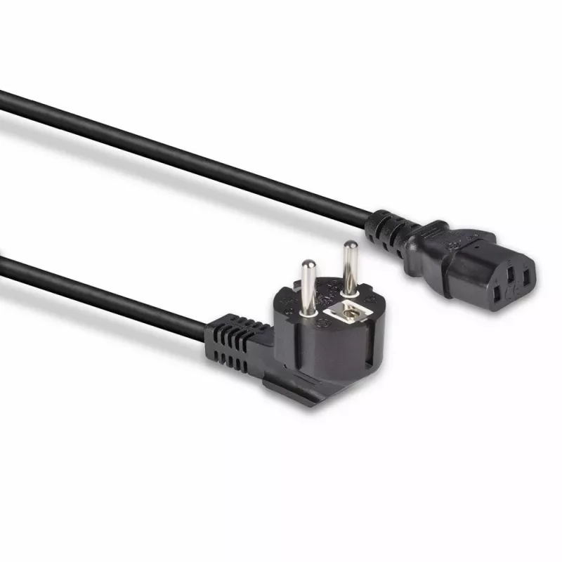Lindy 3m Schuko 2-pin-pistoke IEC C13 -virtakaapeli, musta, 3 m, CEE7/7, C13-liitin