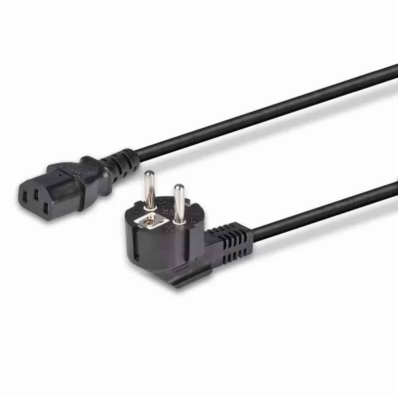 Lindy 3m Schuko 2-pin-pistoke IEC C13 -virtakaapeli, musta, 3 m, CEE7/7, C13-liitin