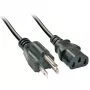 Lindy 2m US 3 pin - C13 virtakaapeli, 2 m, C13-liitin