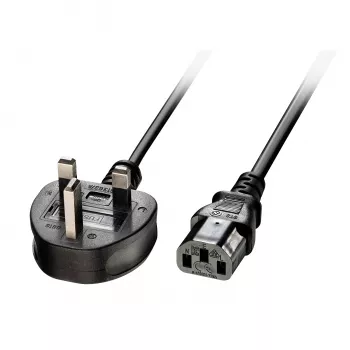 Lindy 2m UK - IEC C13 virtakaapeli