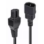 Lindy 2m IEC C14 - IEC C15 'Hot Condition' virtakaapeli, musta