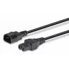 Lindy 2m IEC C14 - IEC C15 'Hot Condition' virtakaapeli, musta