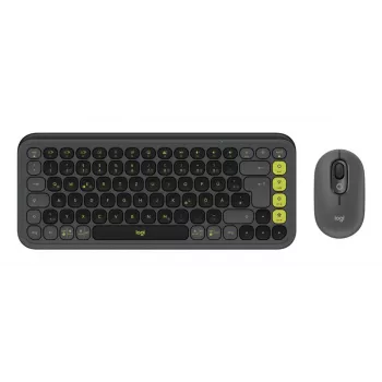 Logitech POP Icon Combo Mini näppäimistö ja hiiri, langaton, Bluetooth, QWERTZ saksa