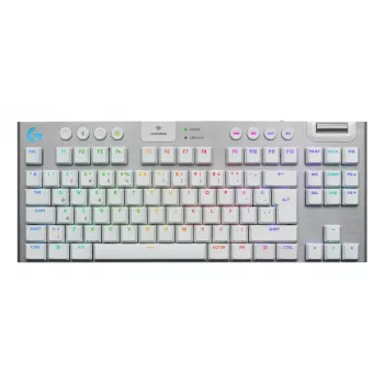Logitech G G915 X LIGHTSPEED näppäimistö peli USB RF langaton Bluetooth QWERTY US International valkoinen