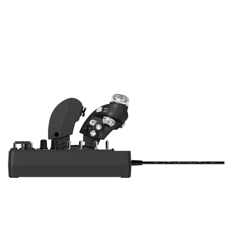 Logitech G X56 H.O.T.A.S. ohjaussauva ja kaasuvipu (Saitek Pro Flight X56 Rhino), langallinen USB, PC, musta