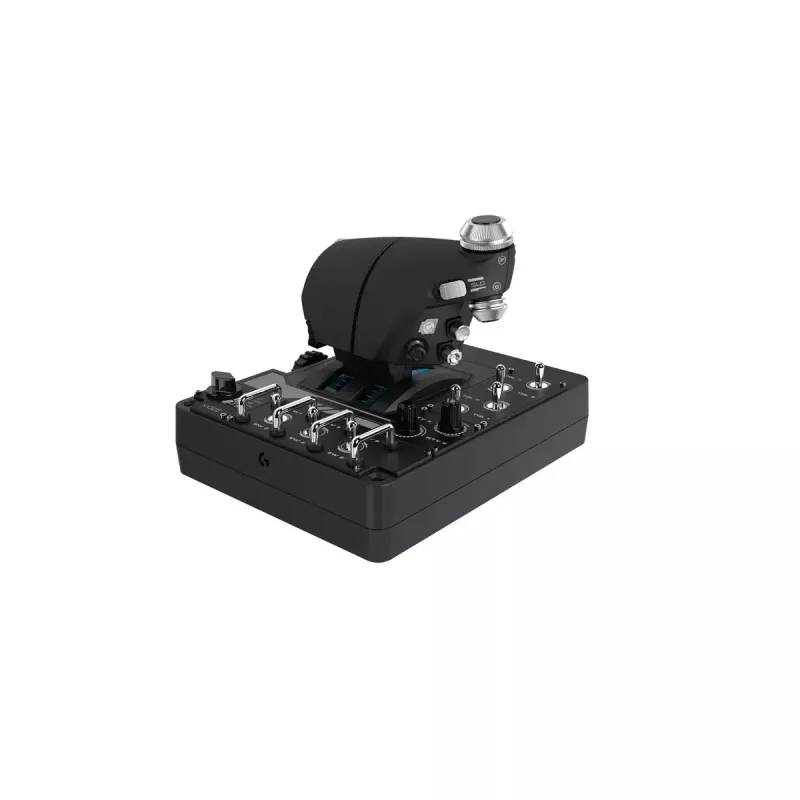 Logitech G X56 H.O.T.A.S. ohjaussauva ja kaasuvipu (Saitek Pro Flight X56 Rhino), langallinen USB, PC, musta