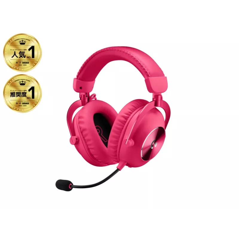 LOGITECH Pro X 2 Lightspeed langaton pelikuulokemikrofoni - pinkki