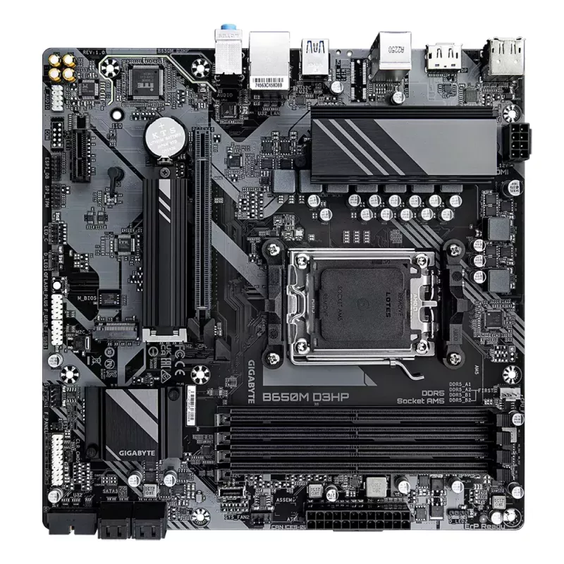 Emolevy GIGABYTE B650M D3HP, AMD AM5, Micro ATX