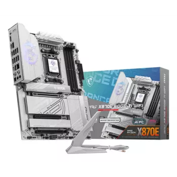 Emolevy MSI MPG X870E EDGE TI WIFI, AMD X870E-piirisarja, kanta AM5, ATX, DDR5, 4×DIMM, Wi‑Fi 7, 5Gb LAN, 4×M.2