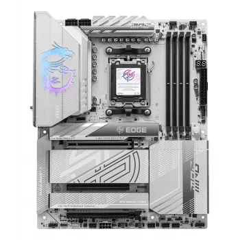 Emolevy MSI MPG X870E EDGE TI WIFI, AMD X870E-piirisarja, kanta AM5, ATX, DDR5, 4×DIMM, Wi‑Fi 7, 5Gb LAN, 4×M.2