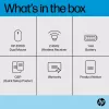 HP Z3700 Dual Silver hiiri, molempikätinen, RF langaton + Bluetooth, hopea