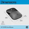 HP Z3700 Dual Silver hiiri, molempikätinen, RF langaton + Bluetooth, hopea