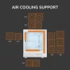 COUGAR Airface Pure PRO Midi-tornikotelo, ARGB, musta