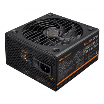 COUGAR GLE 1200W virtalähde ATX3.1 / 80 Plus Gold, 1200 W, 100 - 240 V, 50/60 Hz, 15-7,5 A, 120 W, 1200 W