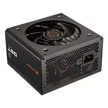 COUGAR GST 850W virtalähde ATX3.1 / 80 Plus Gold, 850 W, 100 - 240 V, 50/60 Hz, 12 - 6 A, 120 W, 850 W
