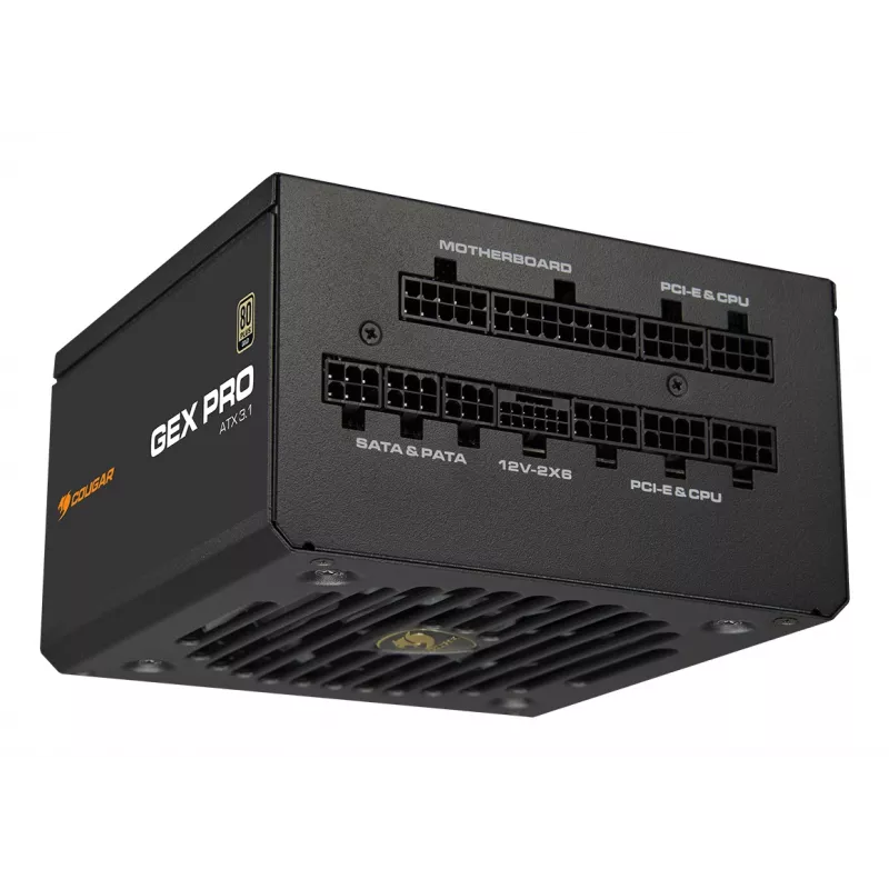 COUGAR virtalähde GEX PRO 750W ATX3.1 / 80 Plus Gold / modulaarinen
