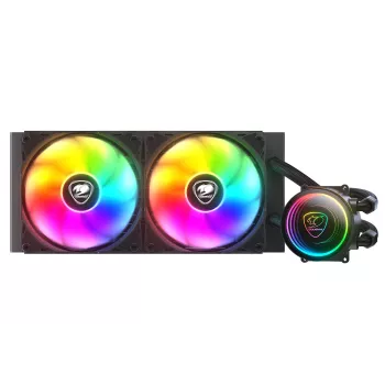 All-in-One-nestekühler COUGAR Gaming Poseidon Elite ARGB 240 musta maksimaalinen ilmanpaine 2,4 mmH2O